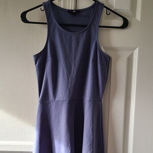 H&M Sleeveless Midi Dress in Deep Purple